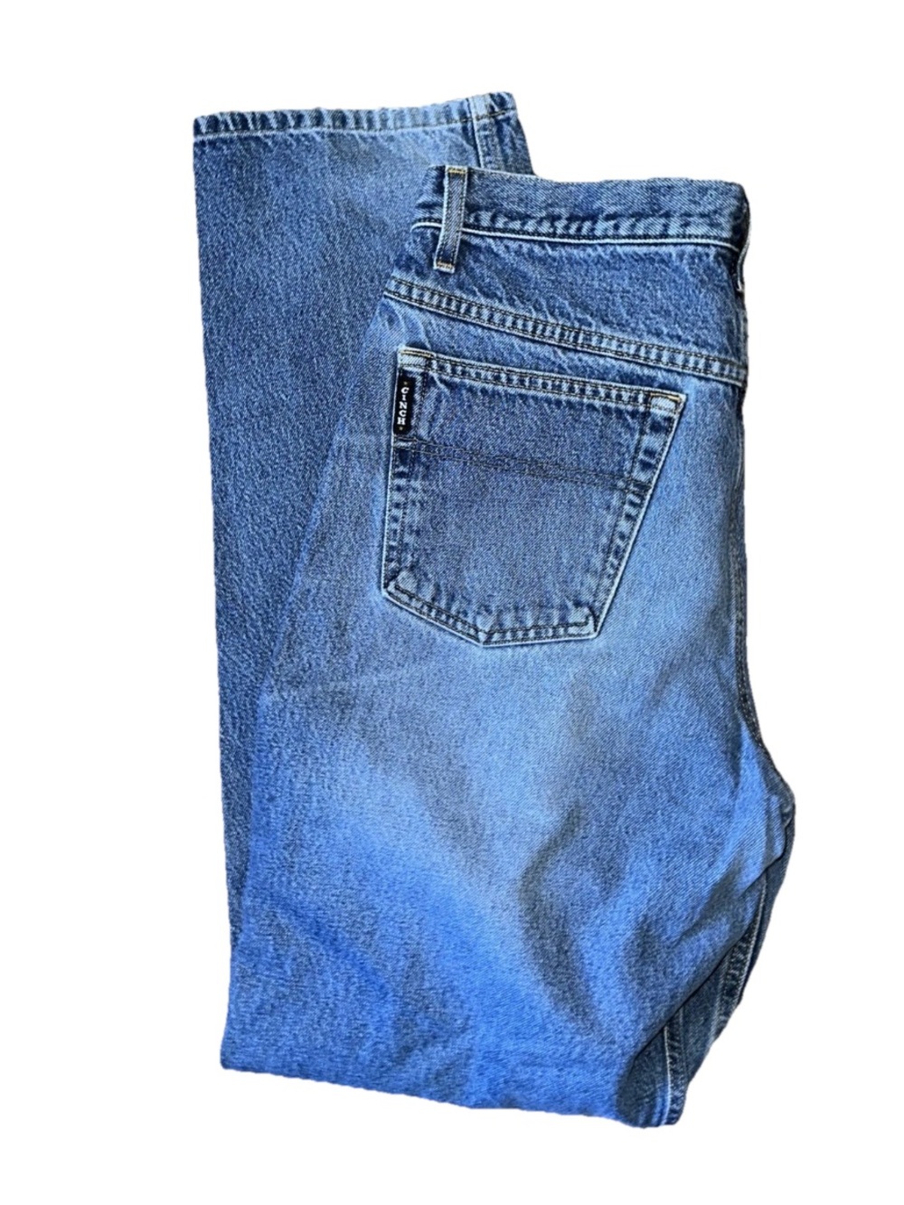 Cinch Black Label Jeans Mens 34x34 Dark Wash Denim Western